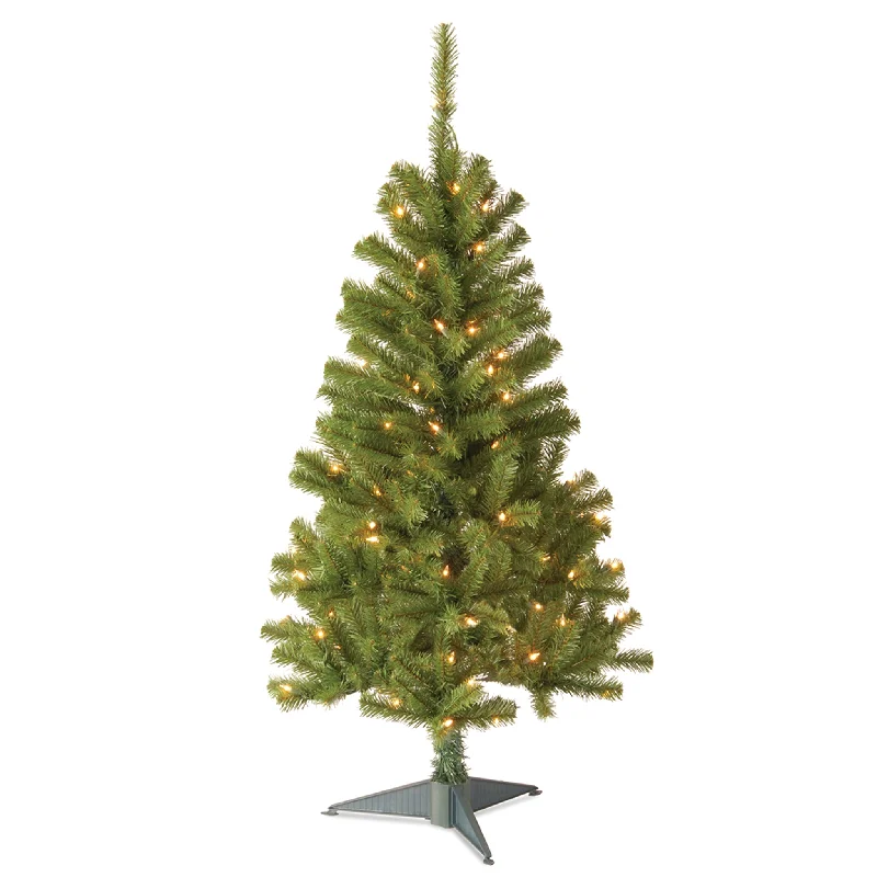 4 ft. Pre-Lit Canadian Fir Tree with Clear Lights