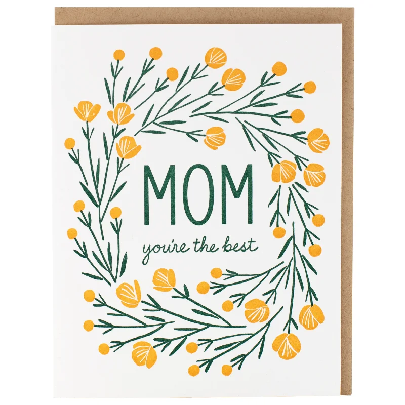 Botanic Wreath Mother's Day Card