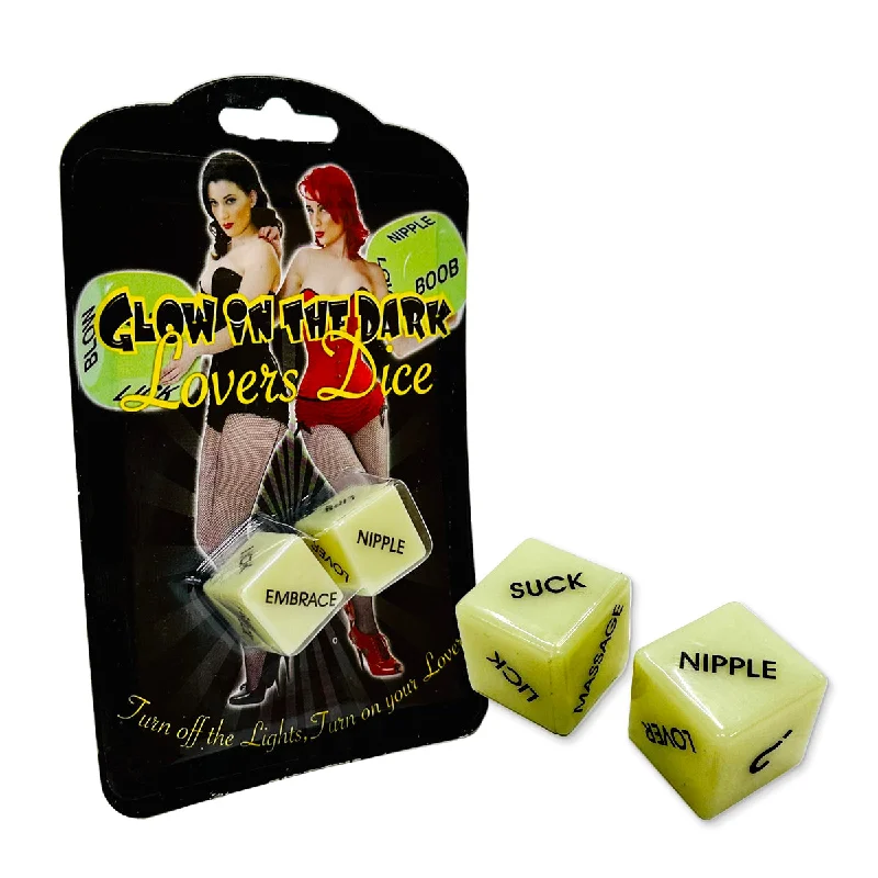 Glow In The Dark Love Dice