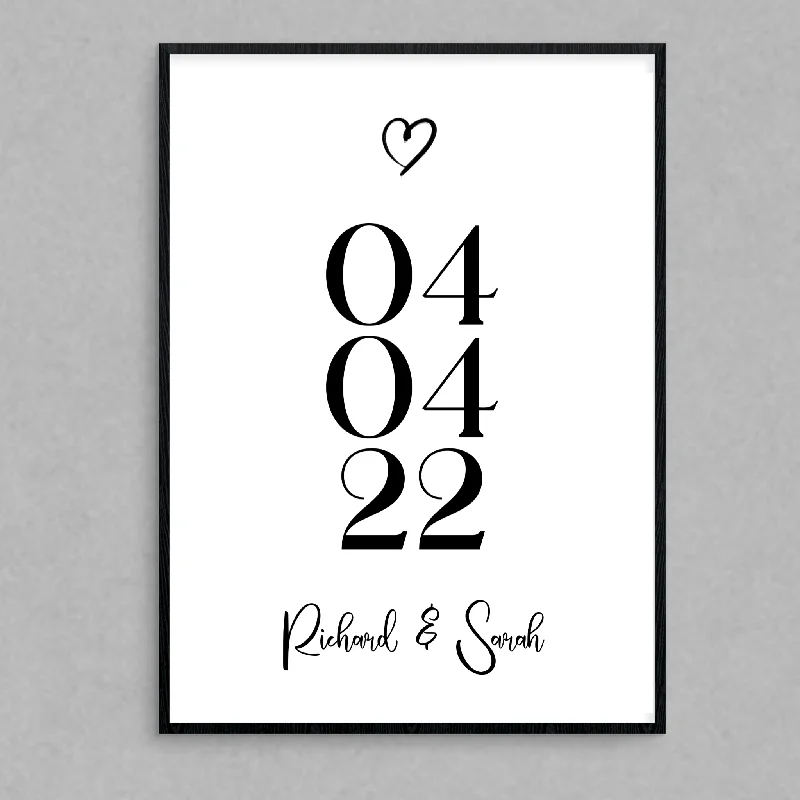 Love Date Cute Print