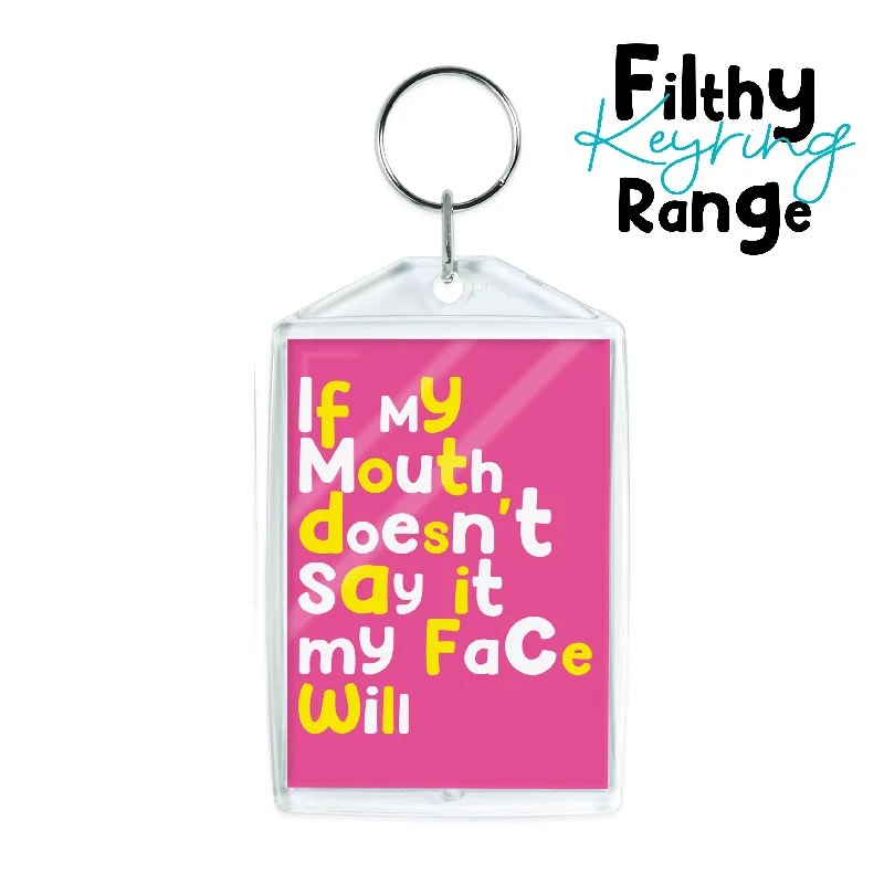 Mouth Says It Keyring