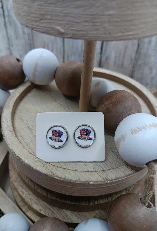 Paulding County Patriots High School Earrings