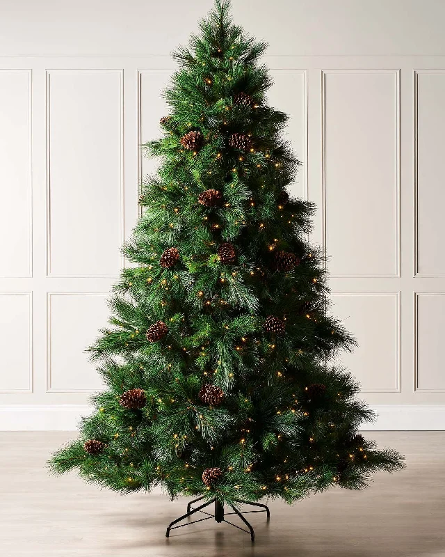 Pre-Lit Portland Spruce Christmas Tree, 6.5 ft