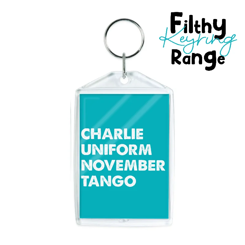 Turquoise Charlie Keyring