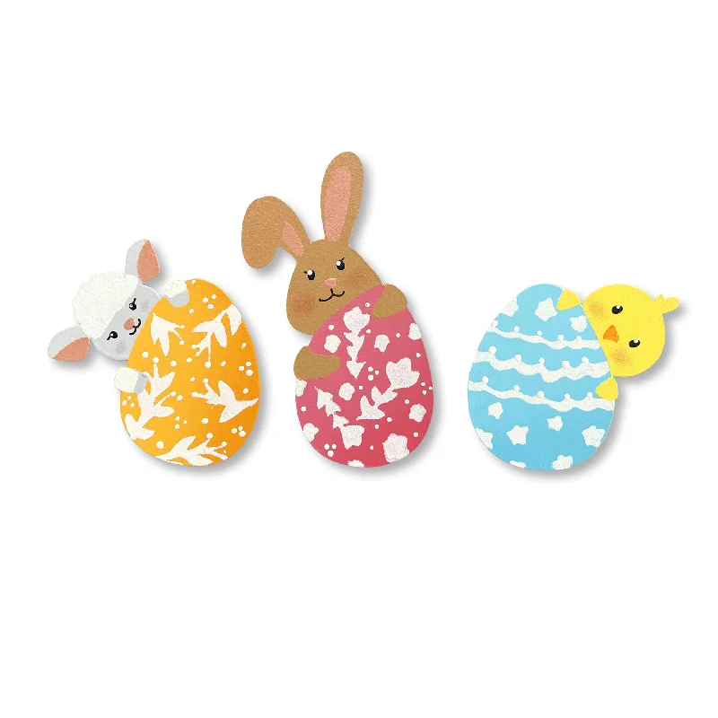 Peek-a-Boo Animal Magnets S/3