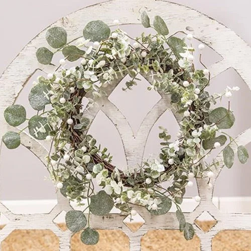 Glitter Frosted Eucalyptus Wreath